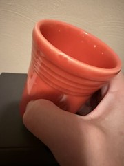 Fiestaware Tumbler Lot Of 2 (TTA) Orange – See Description