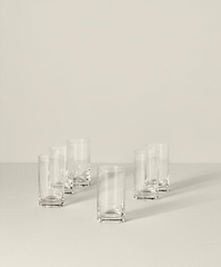 Tuscany Classics 6-Piece Juice Glass Set, 2.85 LB, Clear, 8 Oz