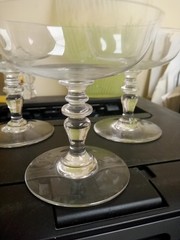 Baccarat Crystal Provence 4 3/8″ Tall Sherbet Goblets (Set Of 3) AM0001