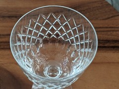Vintage D/C Royal Brierley Coventry Cut Crystal Water Wine Glass 6 3/4″ England
