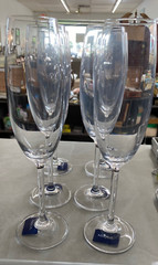 Mikasa Julie 8 oz Champagne Wine Flutes Set of 6
