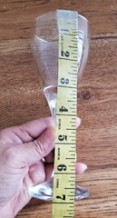 Lot of 4 Different Sizes & Styles of Glasses Cocktail Champagne Wine
