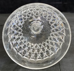 1875 Dorflinger Hob Diamond 5″ Wine Claret