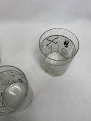 Culver Fairway Double Old Fashion Wiskey Glasses Set of 3 Great