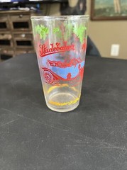 Vintage Boscul 4.75 Inch Peanut Butter Glass 1912 Studebaker