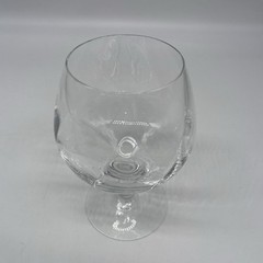 Kosta Boda Bertil Vallien Optic Swirl Chateau Cognac Glass Blown Set Of 3 Vtg