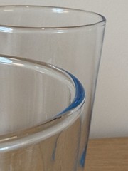 Vintage MCM Duz Crystal Star Sapphire Blue Tumblers Set/6 5.75″
