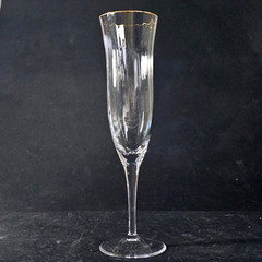 ROGASKA RGS39 CHAMPAGNE FLUTE, Optic Lead Crystal, 8 7/8″, 8 Oz, SLOVENIA