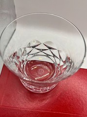Baccarat Glass – Crystal Rock Clear Glass 2PCS/SET 2020 8.5cm/3.3in w/box