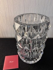 Baccarat Louxor Clear Crystal Vase, Height 23 cm