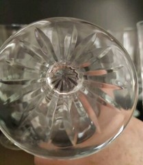 Set of 6 Ascot Crystal Water Glasses 8 oz. By Royal Brierly