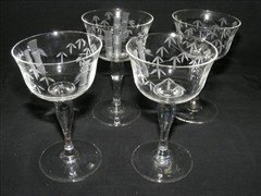 Noritake Bamboo 4 Cordial Stem Set