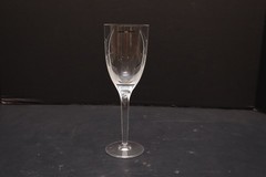 Lalique Glass Angel Champagne Flute Goblet Glass France Signed