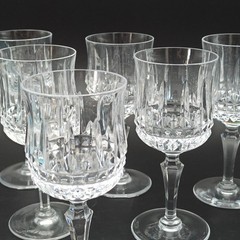 SÈVRES – 6 Red Wine Glasses In Crystal Model SAVANNAH