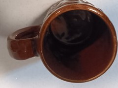 Vintage Stoneware Parrot Mug Morton Pottery