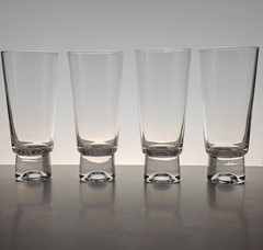 Tapio Wirkkala Iittala four Scandinavian vintage sour and cider glass