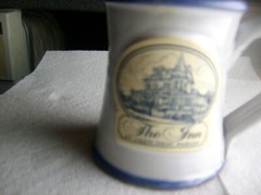 Deneen Pottery mug cup The INN AT OLDE NEW BERLIN set of 2