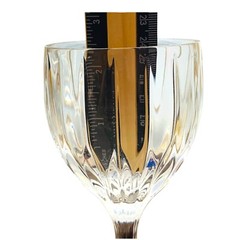 4 Mikasa Park Lane Crystal Hock Wine Glasses 8 1/4″ Ribbed Stem SN101 Retired