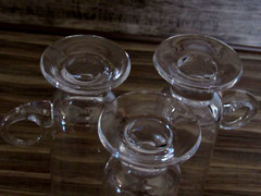 3 DARTINGTON Irish Coffee Glasses 24% Lead Crystal FT83 Vtg 60s MCM Barware NEW