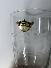 Vintage 12pc Set Genuine American Cut Glass Tumblers With Original Label