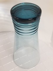 Libbey Glass * Nexus * Vintage Tall Retro Drinking Glasses * Blue 6-3/4″ * 4pc