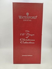 Waterford Crystal 12 Days of Christmas 2 Two Turtle Doves Champagne Flute in Box