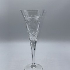 Single Waterford Crystal Millennium Peace Dove Toasting Flute Champagne Glass