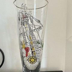 Treasure Island Pilsner Glasses. Coastal. Nautical