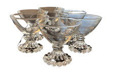 Anchor Hocking Boopie Glass Ware. Set of 6 Champagne / Dessert Glassware