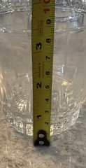 Vintage Arcoroc Whiskey Scotch Low Ball Clear Cut Glasses Set Of Four France