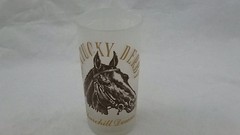 Vintage Kentucky Derby 90 Running Collectors 12 oz Glass Tumbler