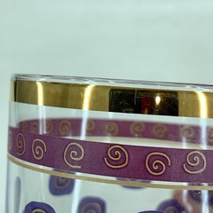 Barware Drinking Glass 1990s Sakura or Sango 8oz Tumbler Vtg Tableware Drinkware