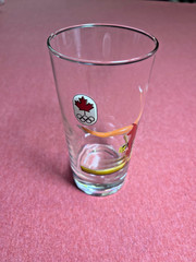 1976 Canadian Olympics gymnastics balance beam 5 1/2″ glass tumbler