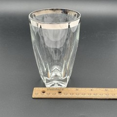 Vintage Silver Band Mid Century Modern Glasses YOU CHOOSE