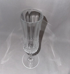 Cristal D Argues Blown Crystal Cut Longchamp Champagne Flute Replacement Glass