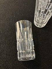 5 Juice Glasses Manhattan Model In Saint Louis Crystal (Price For One Glass)