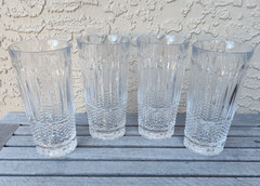 4 Shannon Sutton Place Highball Crystal Glasses Discontinued Free Shipping
