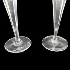 Set 2 Waterford Crystal Millenium Collection Peace Toasting Flutes Angel in Box
