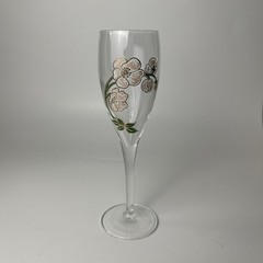 Perrier Jouet France Art Nouveau Hand Painted Floral Champagne Flute – ONE