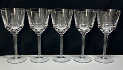 Saint Louis Crystal France «Oxymore» No 1 American Water Glass 8 5/8″ H Modern