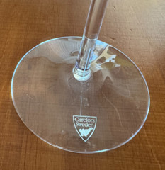 Orrefors Crystal DIFFERENCE Primeur Wine Glass 9 7/8″