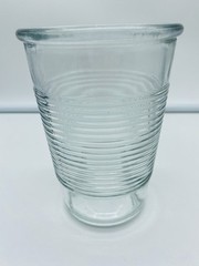 Anchor Hocking Sigma Tumbler Drinking Glasses Ribbed Glass Set of 2 5-1/2″