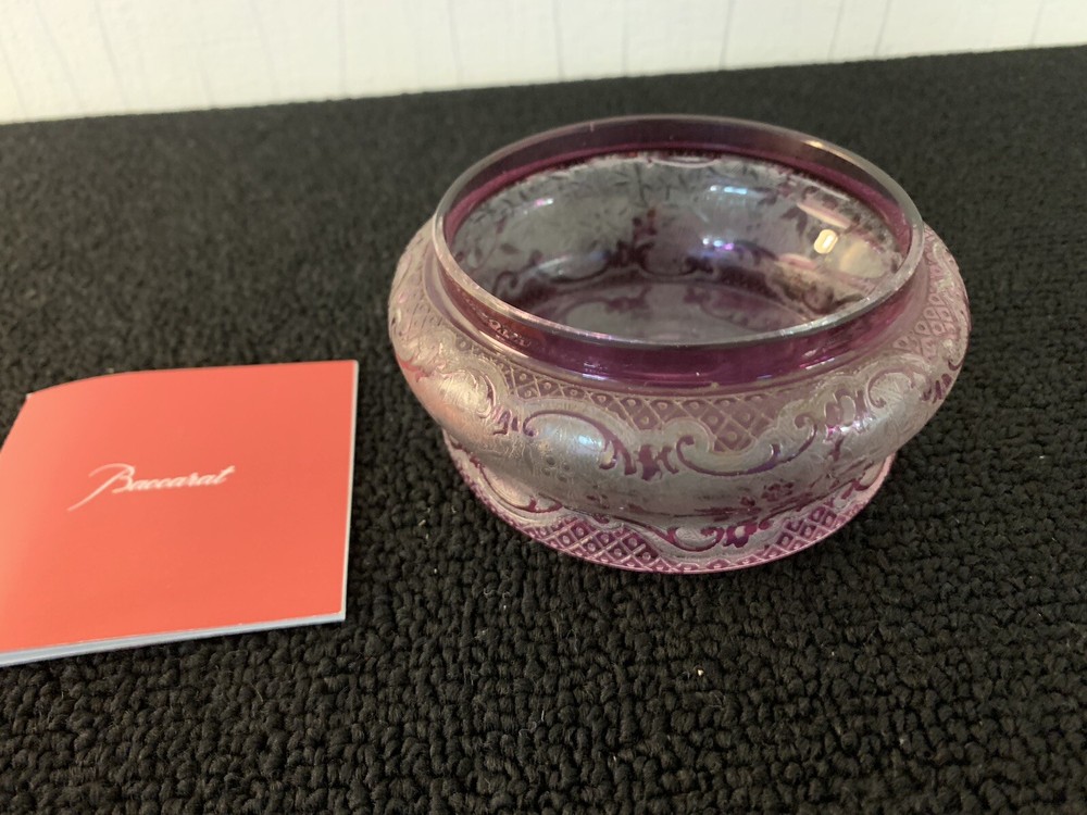 Acid Etched Amethyst Crystal Baccarat Box Base