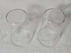 Vintage 6 Point Atomic Starburst/Bethlehem Star Pattern (MCM) Barware Glasses