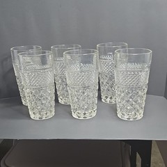 6-Piece Vntg Anchor Hocking Wexford 6 1/4″ Glasses