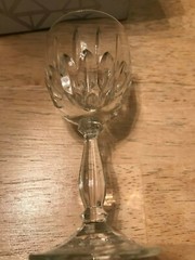 Set of 4 Cristallerie Zwiesel Germany Full Lead Crystal Cordial «DOREEN» Pattern
