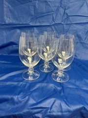 Set of 12 Rondelle (Plain Bowl, No Trim)by GORHAM CRYSTAL (Very Rare)