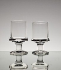 Tapio Wirkkala set of six shot glass «Marski» 1960s Iittala Finland