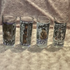 FRIENDS – T V SHOW SET OF 4 TUMBLERS 6” X 2 5/8”