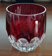 Waterford Mixology Crystal Glass Ruby Red Tumbler Near mint